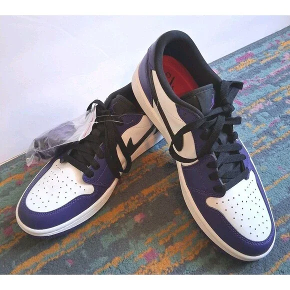 Nike Jordan 1 Retro Low Golf Court Purple (DD9315-105) Men\'s Size 8.5 Nike Air Jordan 1 Low Golf Court Purple Men Size 8 #DD9315  main image 3